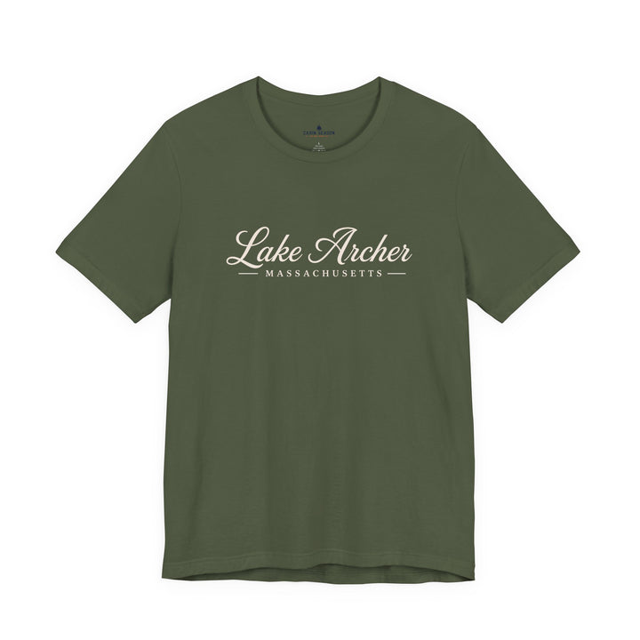 Lake Archer Massachusetts Script T-Shirt