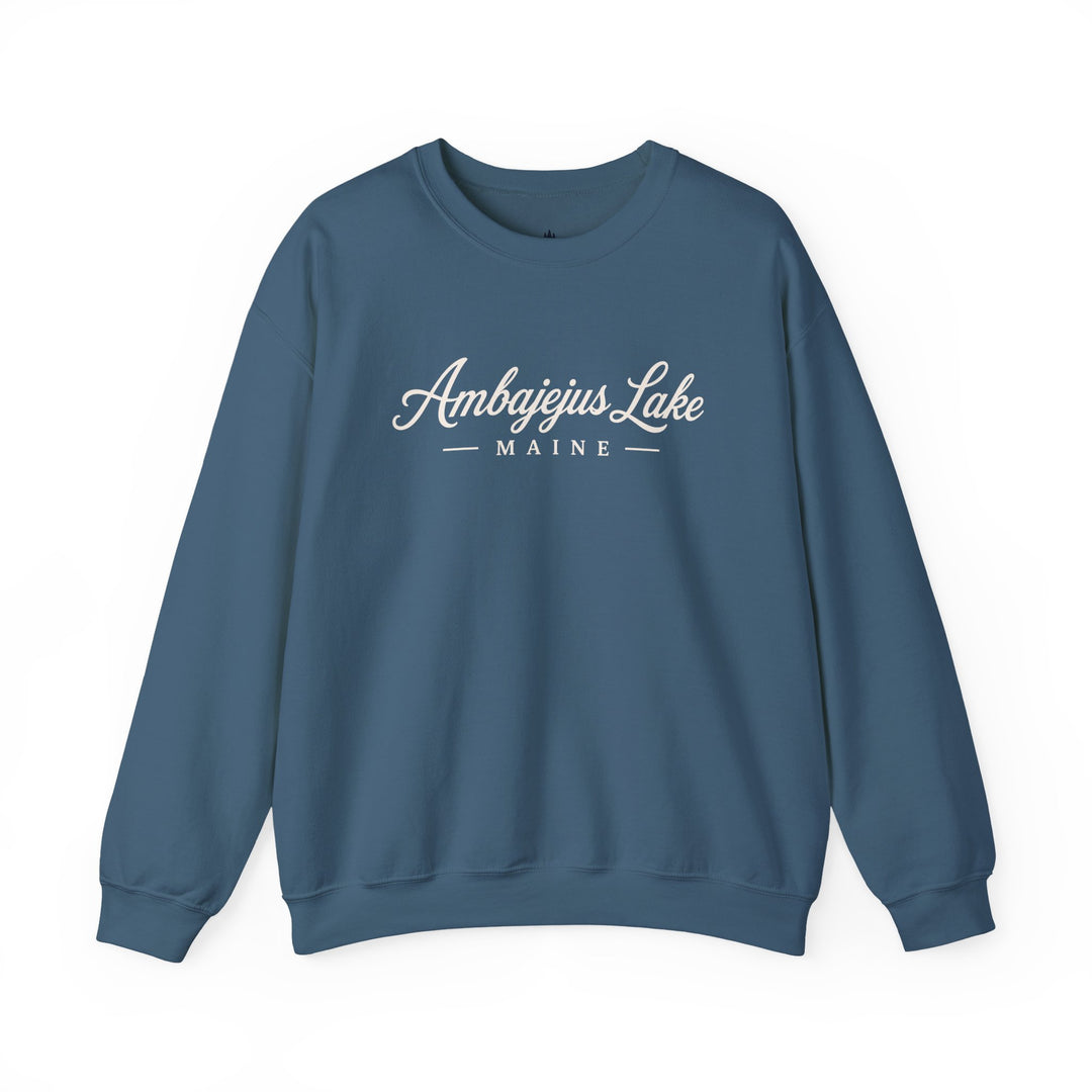 Ambajejus Lake Maine Crewneck Sweatshirt