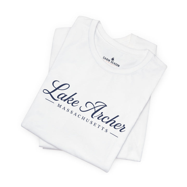 Lake Archer Massachusetts Script T-Shirt