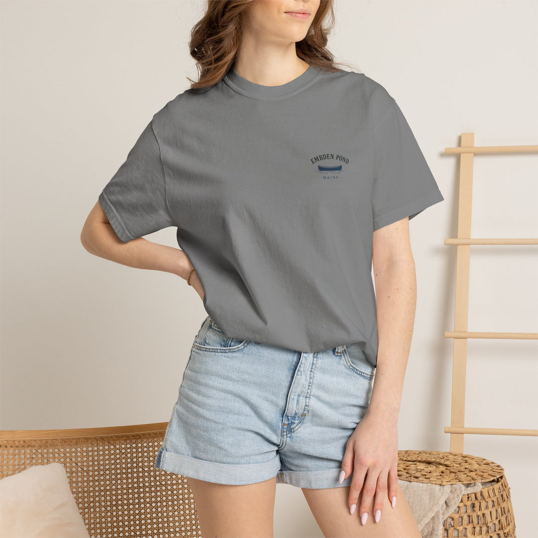 Embden Pond Maine T-Shirt — Scenic Lake Graphic Tee