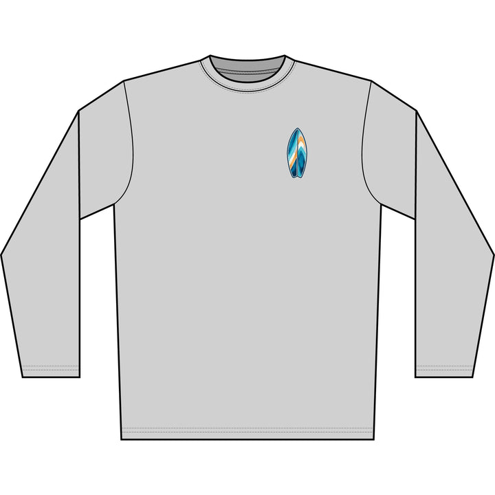 Wake Surf Long Sleeve UPF 50+ Sun Shirt
