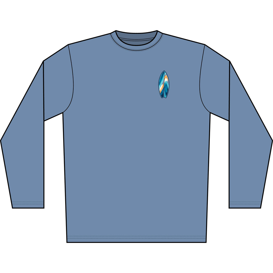 Wake Surf Long Sleeve UPF 50+ Sun Shirt
