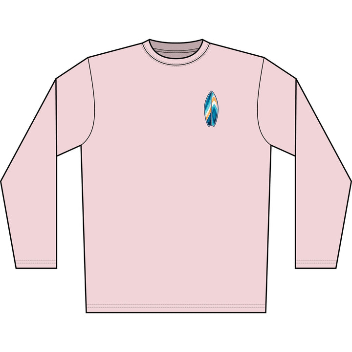 Wake Surf Long Sleeve UPF 50+ Sun Shirt