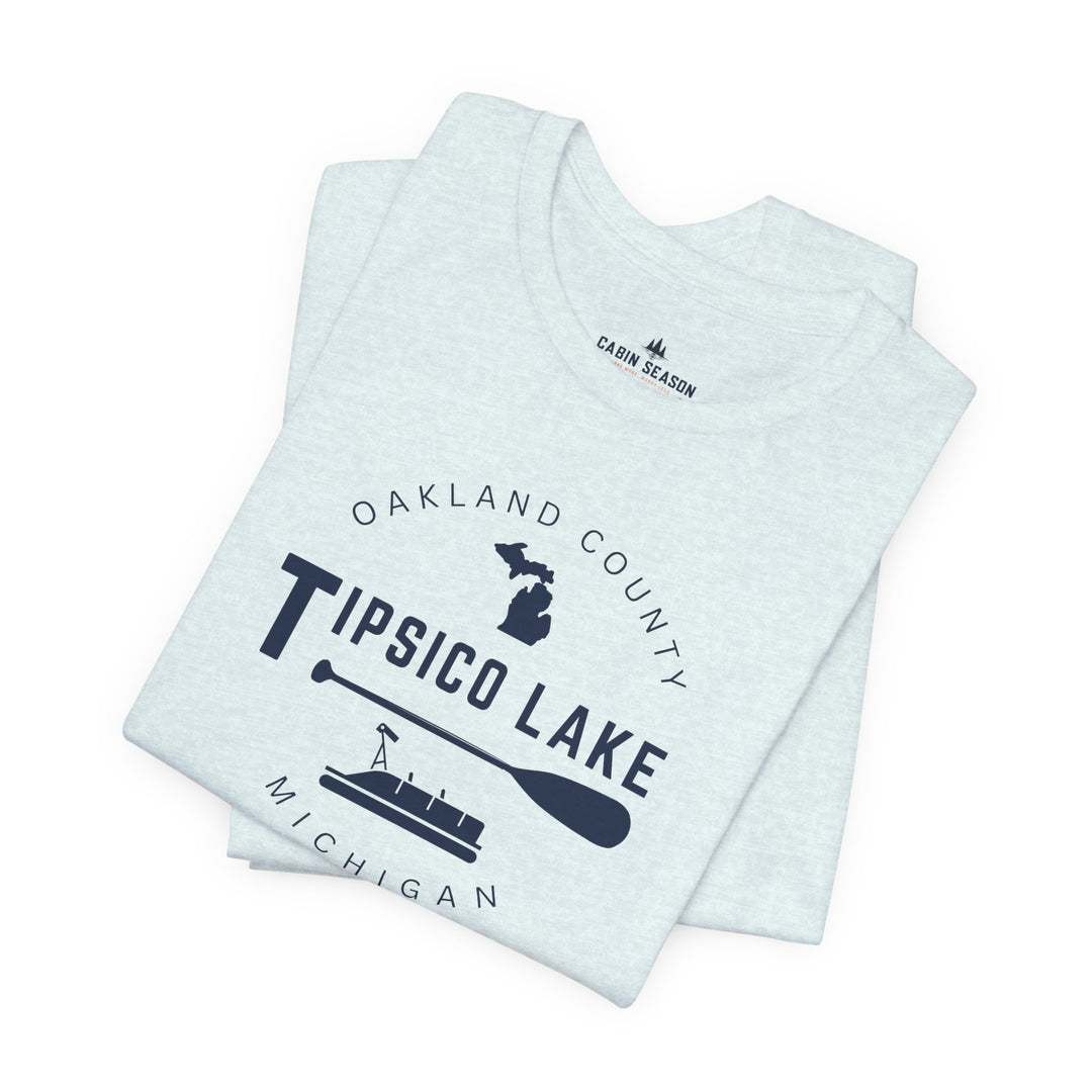 Tipsico Lake Tee — Oakland County Michigan Lake Shirt