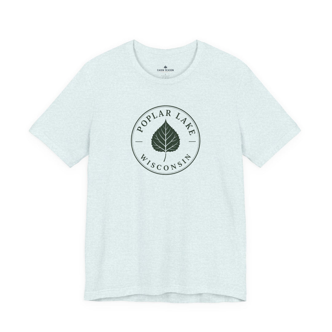Poplar Lake Wisconsin Tee — Poplar Lake Leaf T-Shirt