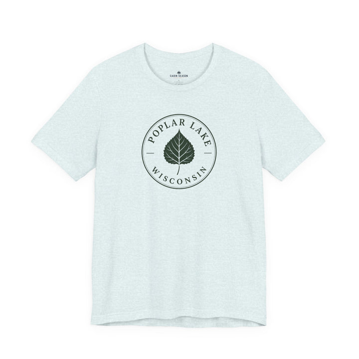 Poplar Lake Wisconsin Tee — Poplar Lake Leaf T-Shirt