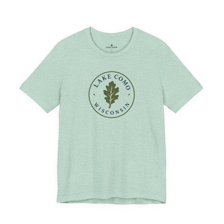 Lake Como Wisconsin Oak Leaf Tee