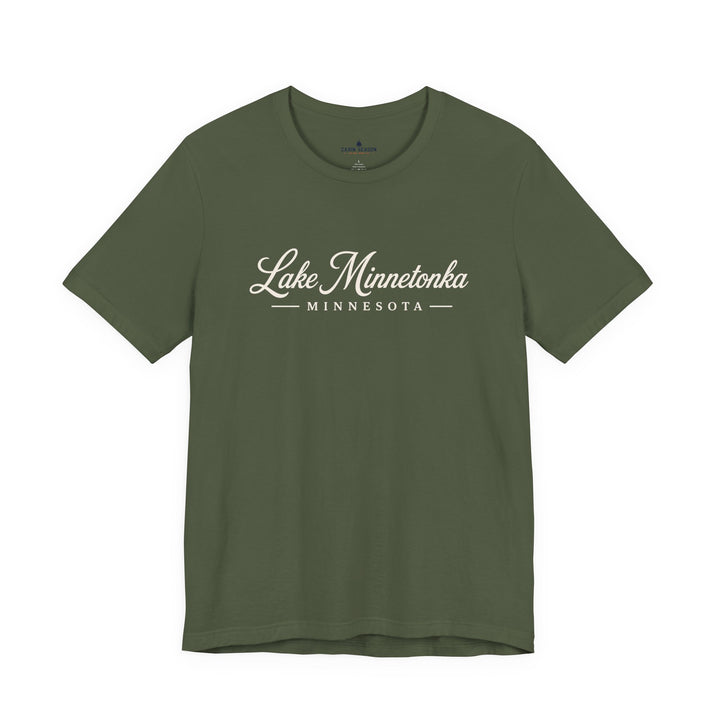 Lake Minnetonka Tee - Minnesota Lake Script Shirt