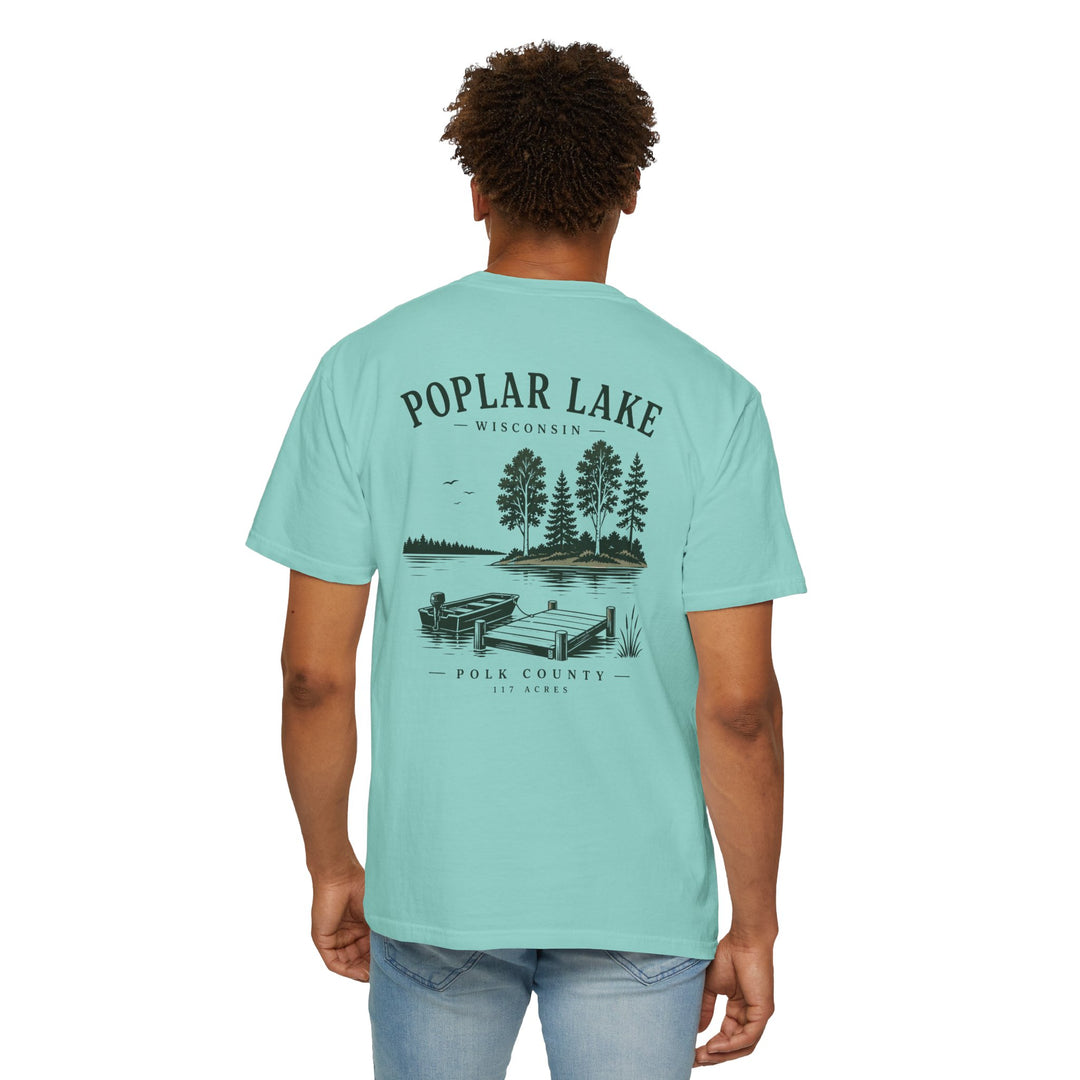 Poplar Lake T-Shirt — Scenic Wisconsin Lake Graphic Tee