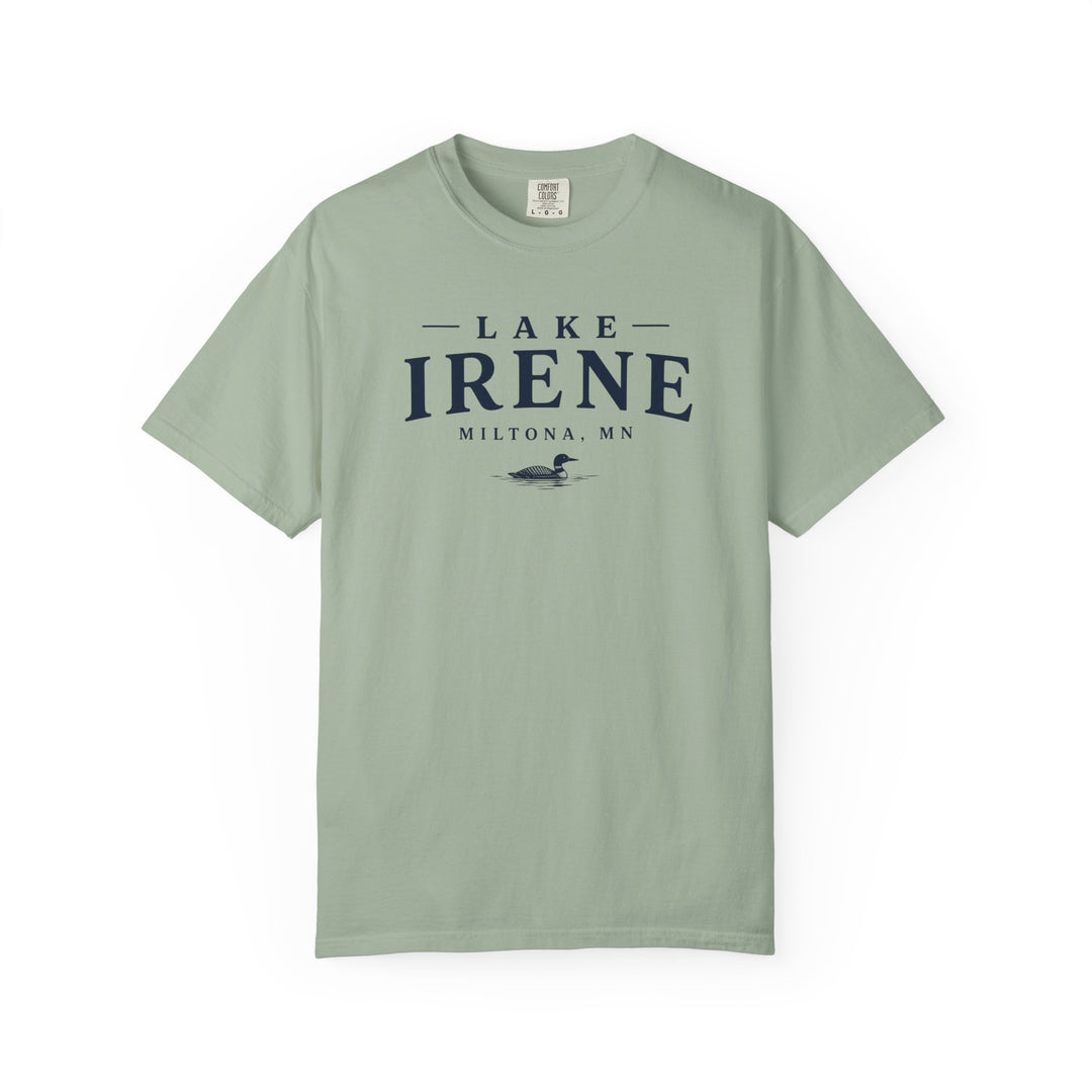 Lake Irene T-Shirt — Miltona MN Lake Tee with Loon Graphic