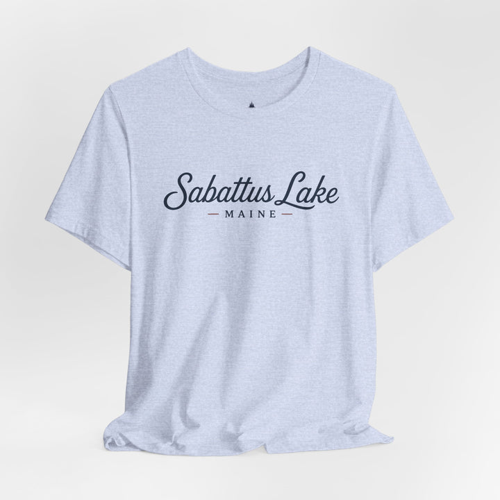 Sabattus Lake Maine Tee — Classic Maine Lake T‑Shirt