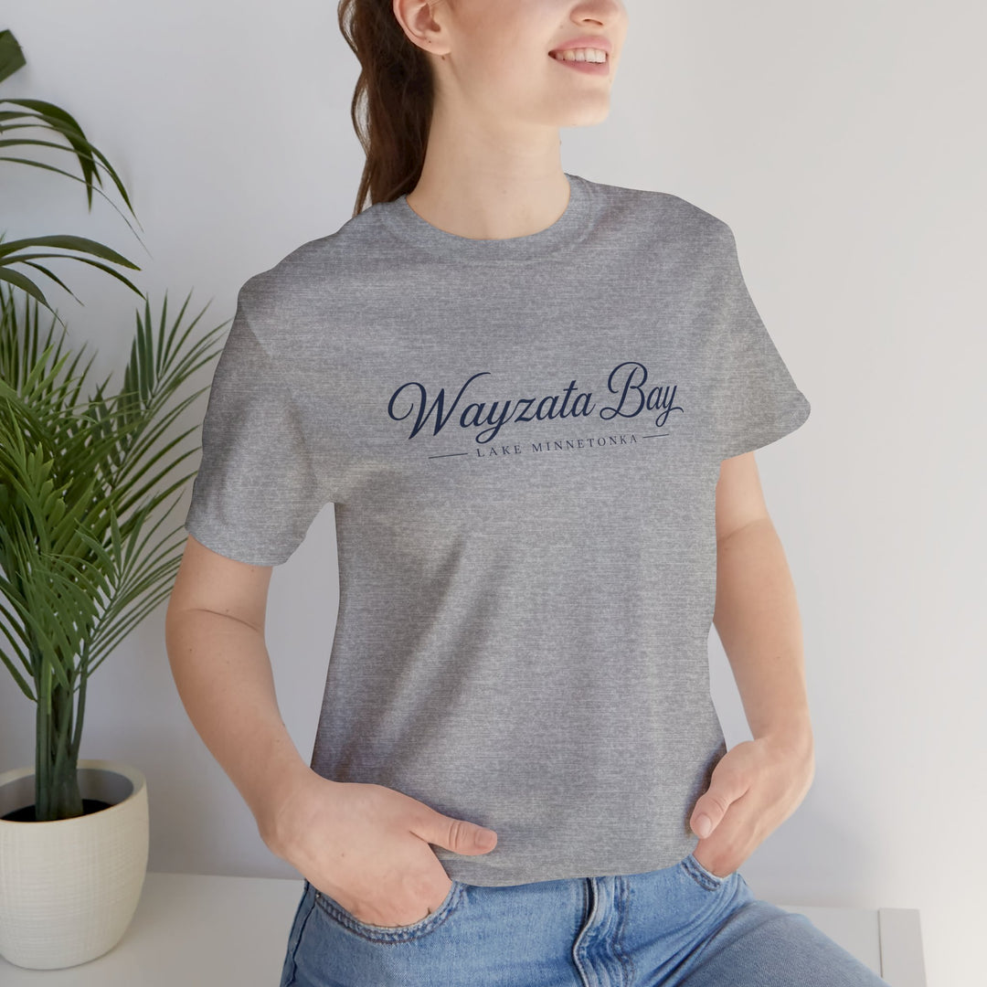 Wayzata Bay Script Tee - Minnesota Lake Script T-Shirt