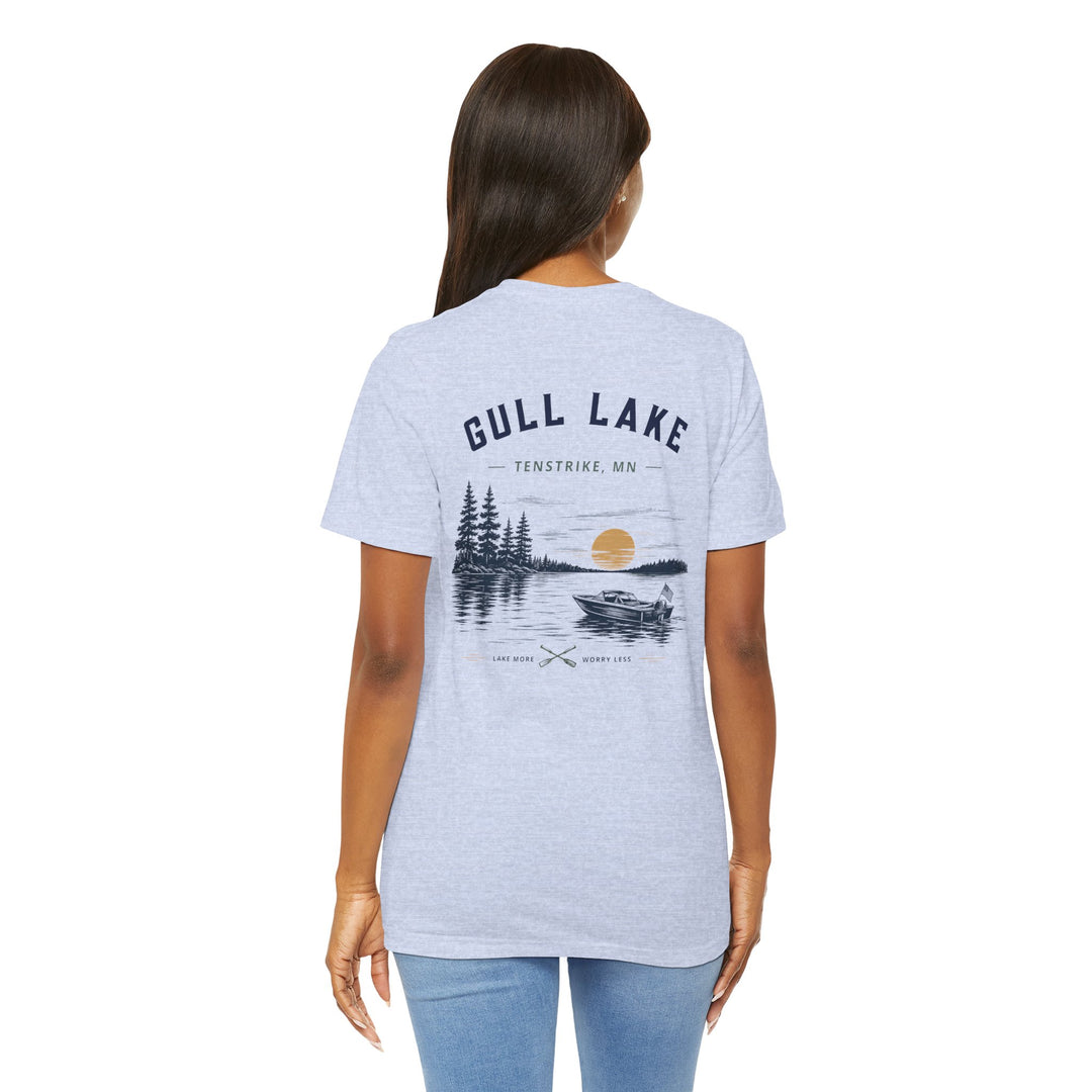Gull Lake Tenstrike, MN Shirt -  Lake More Worry Less Tee