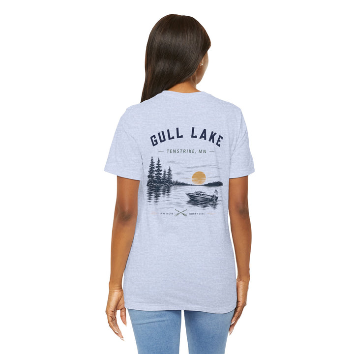 Gull Lake Tenstrike, MN Shirt -  Lake More Worry Less Tee