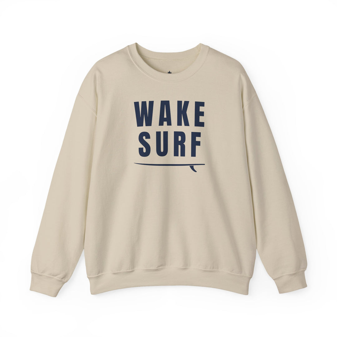 Wake Surf Sweatshirt | Wake Surfing Crewneck Sweatshirt