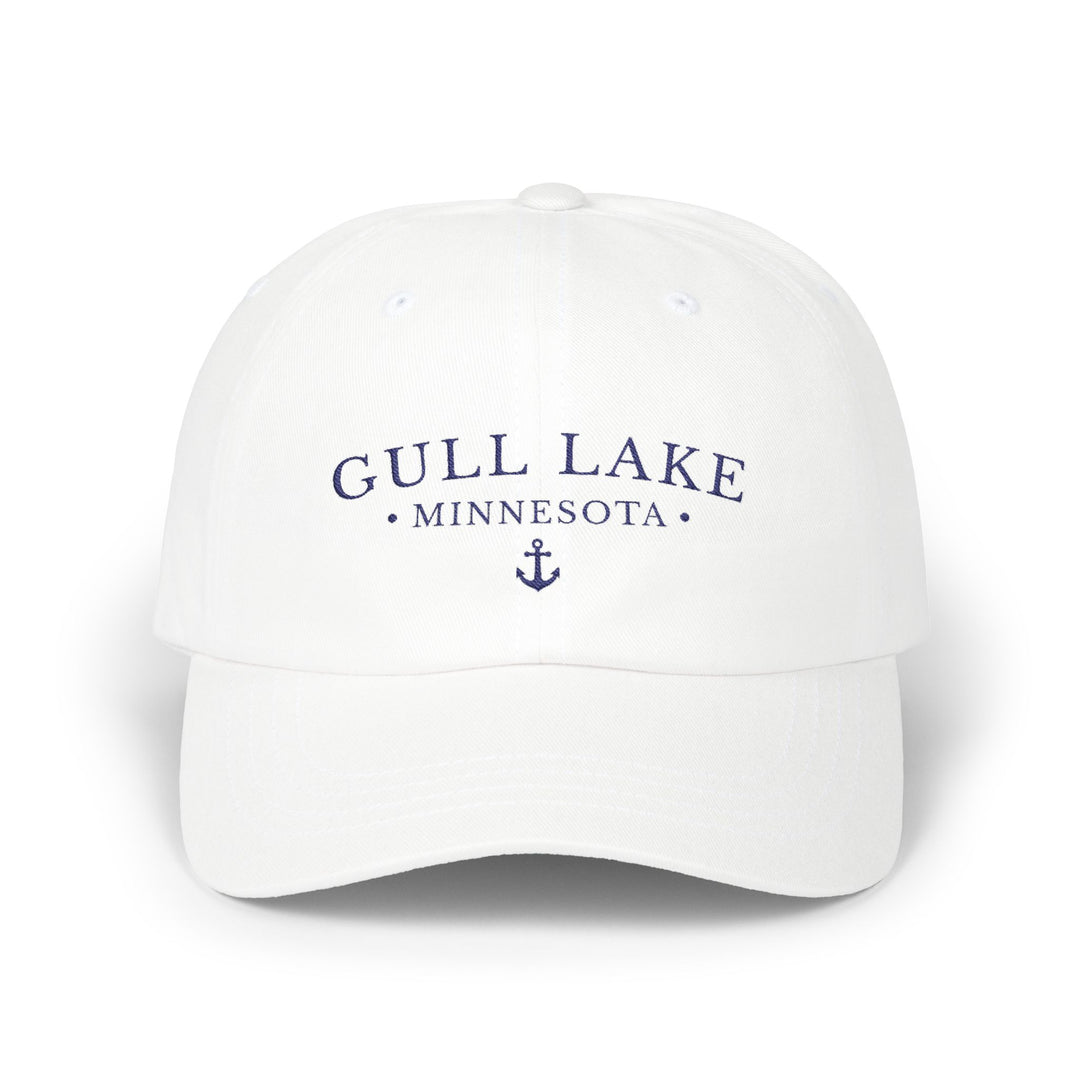 Gull Lake Minnesota Hat - Light Embroidered Anchor Hat
