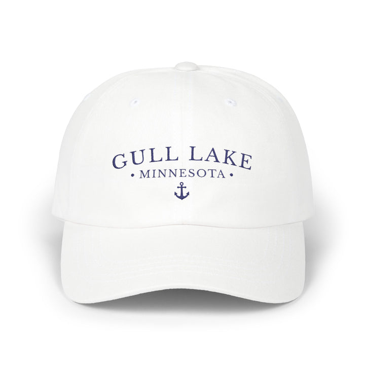 Gull Lake Minnesota Hat - Light Embroidered Anchor Hat