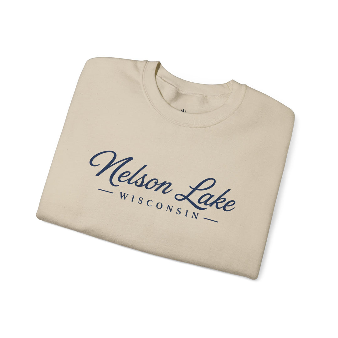 Nelson Lake Wisconsin Crewneck Sweatshirt