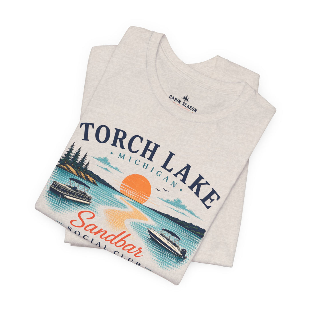 Torch Lake Sandbar Social Club T-Shirt