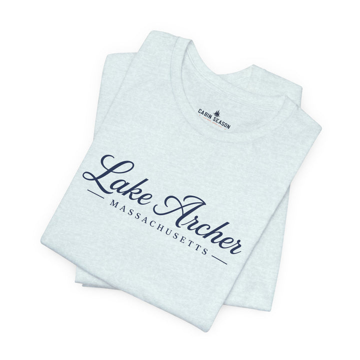 Lake Archer Massachusetts Script T-Shirt