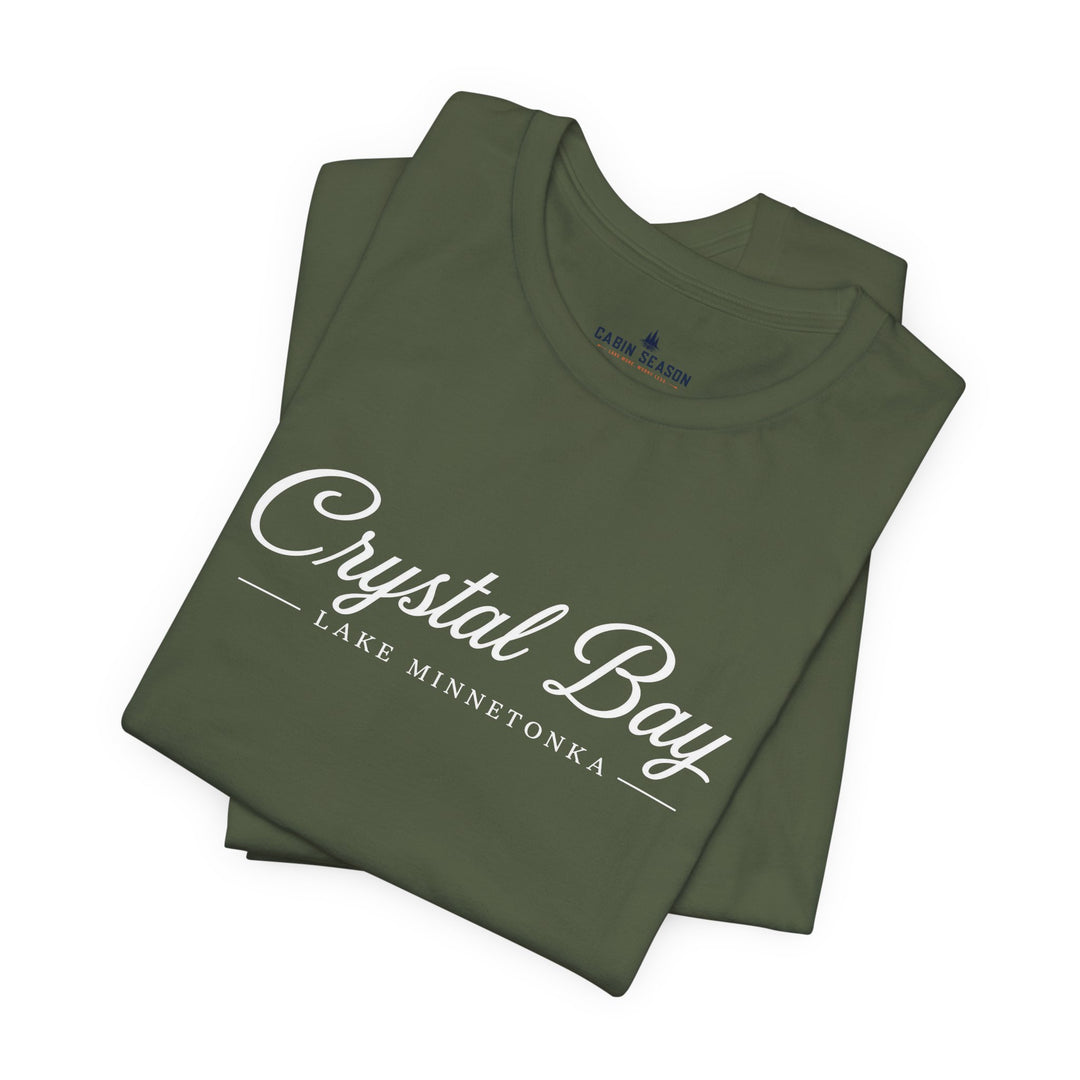 Crystal Bay Lake Minnetonka Tee - Lake Minnetonka Script T‑Shirt