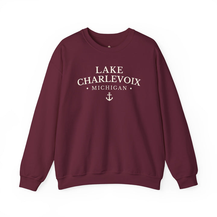 Lake Charlevoix Michigan Crewneck Sweatshirt