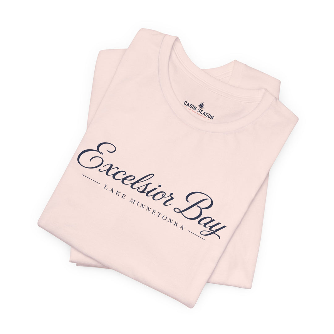 Excelsior Bay Lake Minnesota Script Tee