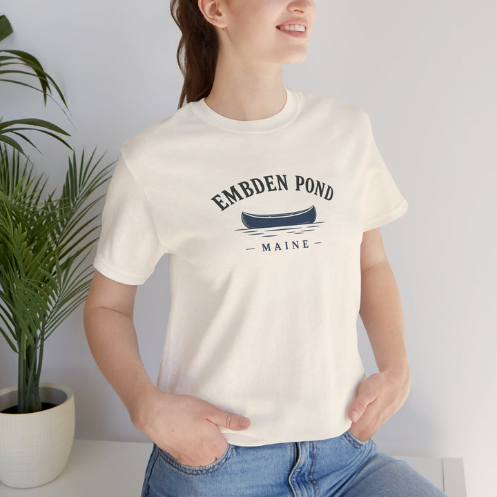 Embden Pond Maine Canoe Tee