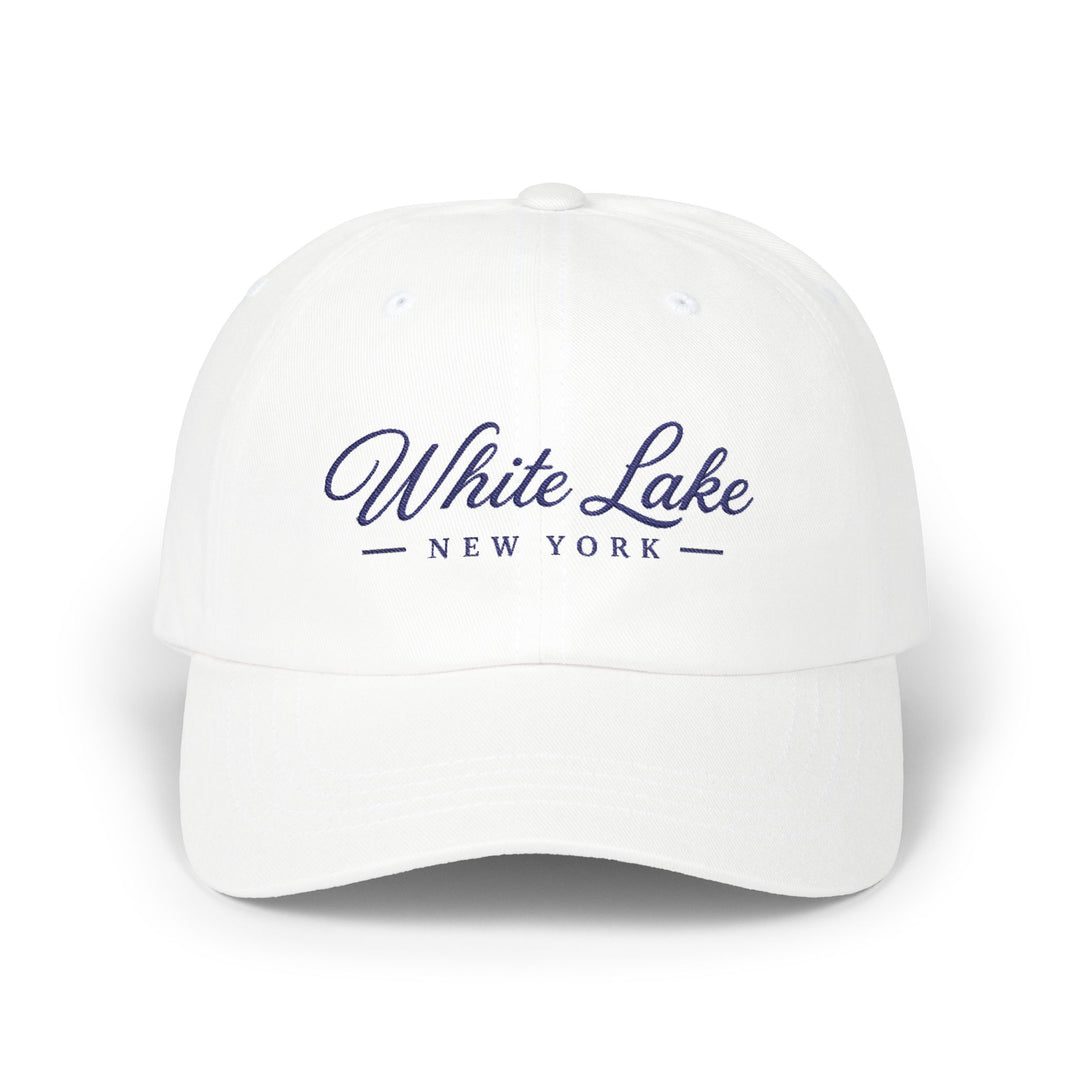White Lake New York Embroidered Hat