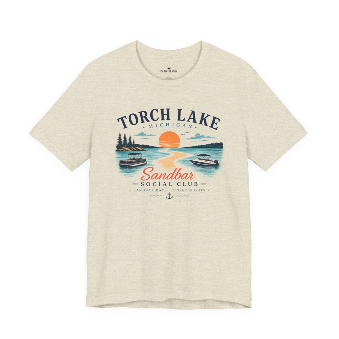 Torch Lake Sandbar Social Club T-Shirt