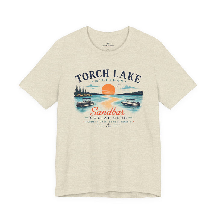Torch Lake Sandbar Social Club T-Shirt