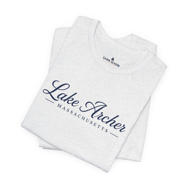 Lake Archer Massachusetts Script T-Shirt