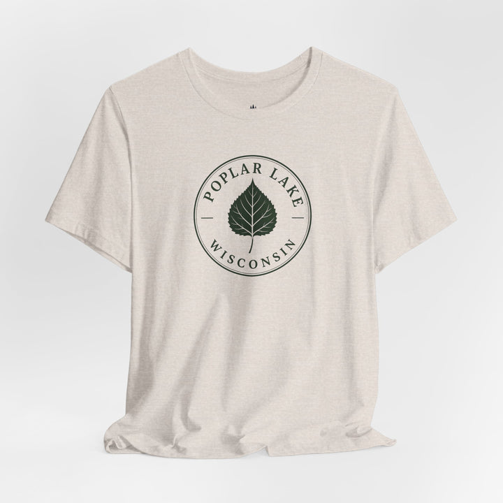 Poplar Lake Wisconsin Tee — Poplar Lake Leaf T-Shirt