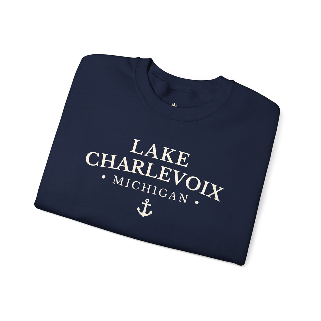 Lake Charlevoix Michigan Crewneck Sweatshirt