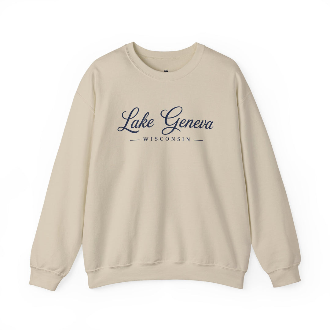Lake Geneva Wisconsin Sweatshirt | Wisconsin Lake Script Shirt