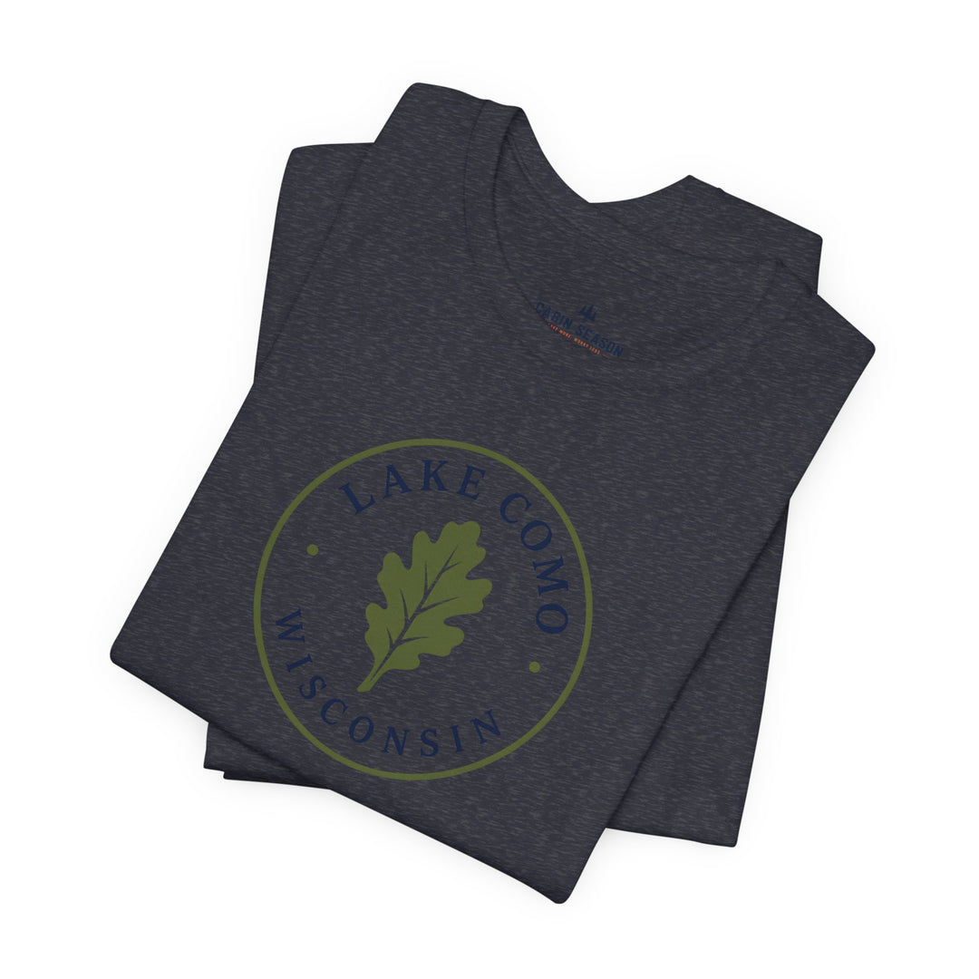 Lake Como Wisconsin Oak Leaf Tee