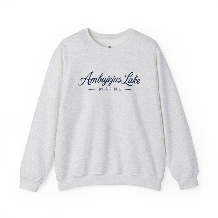Ambajejus Lake Maine Crewneck Sweatshirt