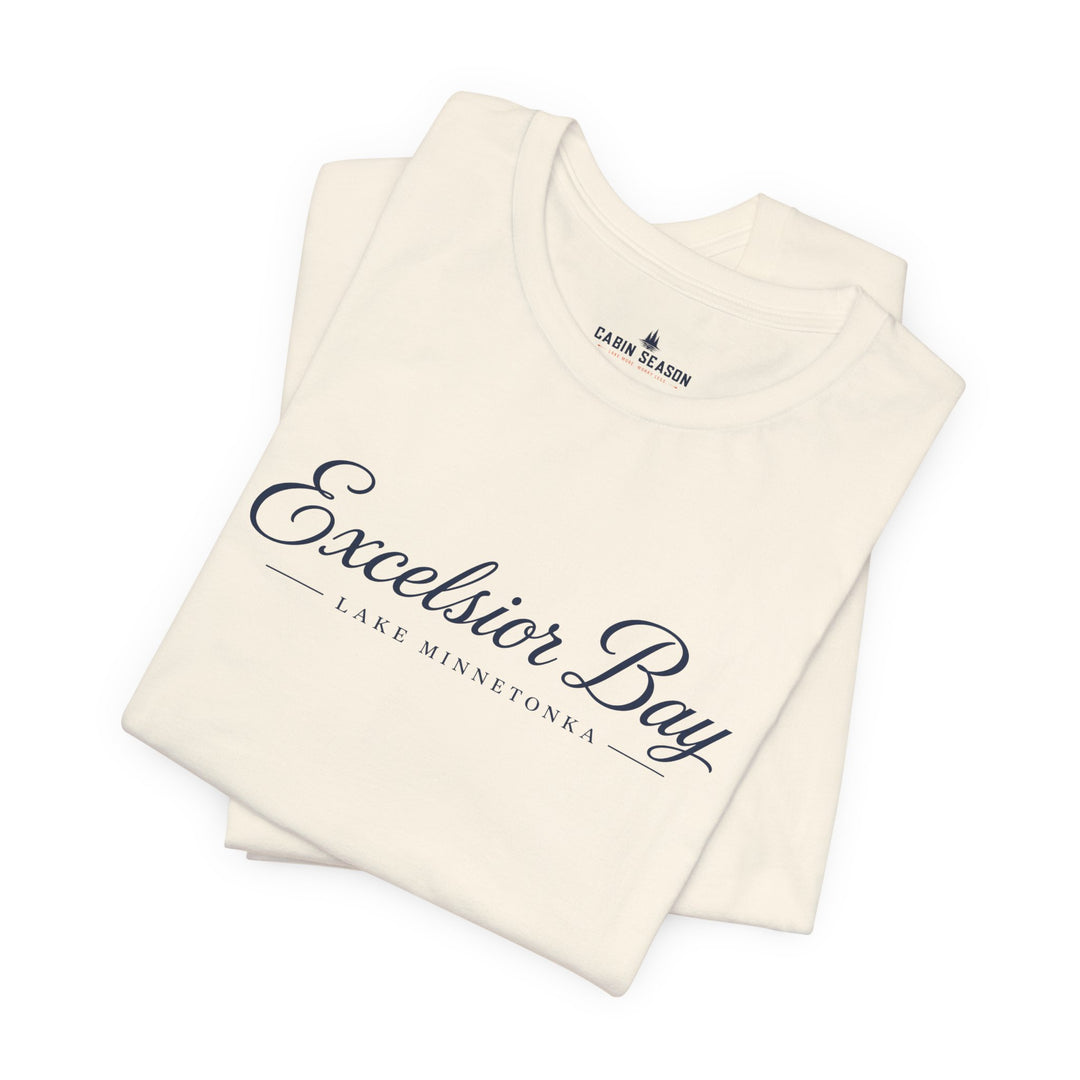 Excelsior Bay Lake Minnesota Script Tee