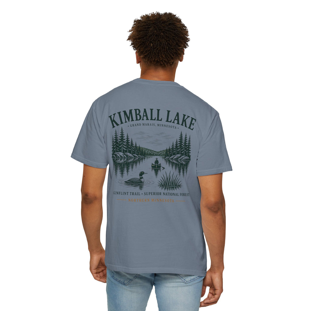 Kimball Lake T‑Shirt — Gunflint Trail Minnesota Lake Tee