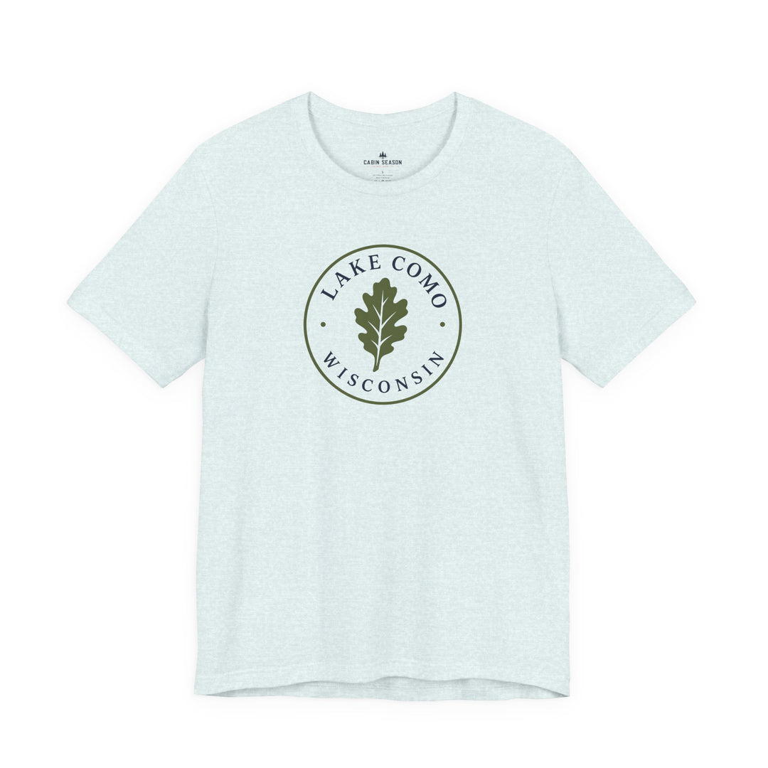 Lake Como Wisconsin Oak Leaf Tee