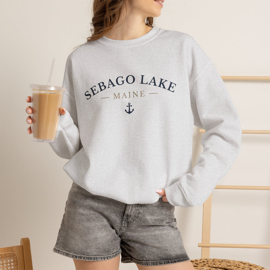 Sebago Lake Maine Crewneck Sweatshirt