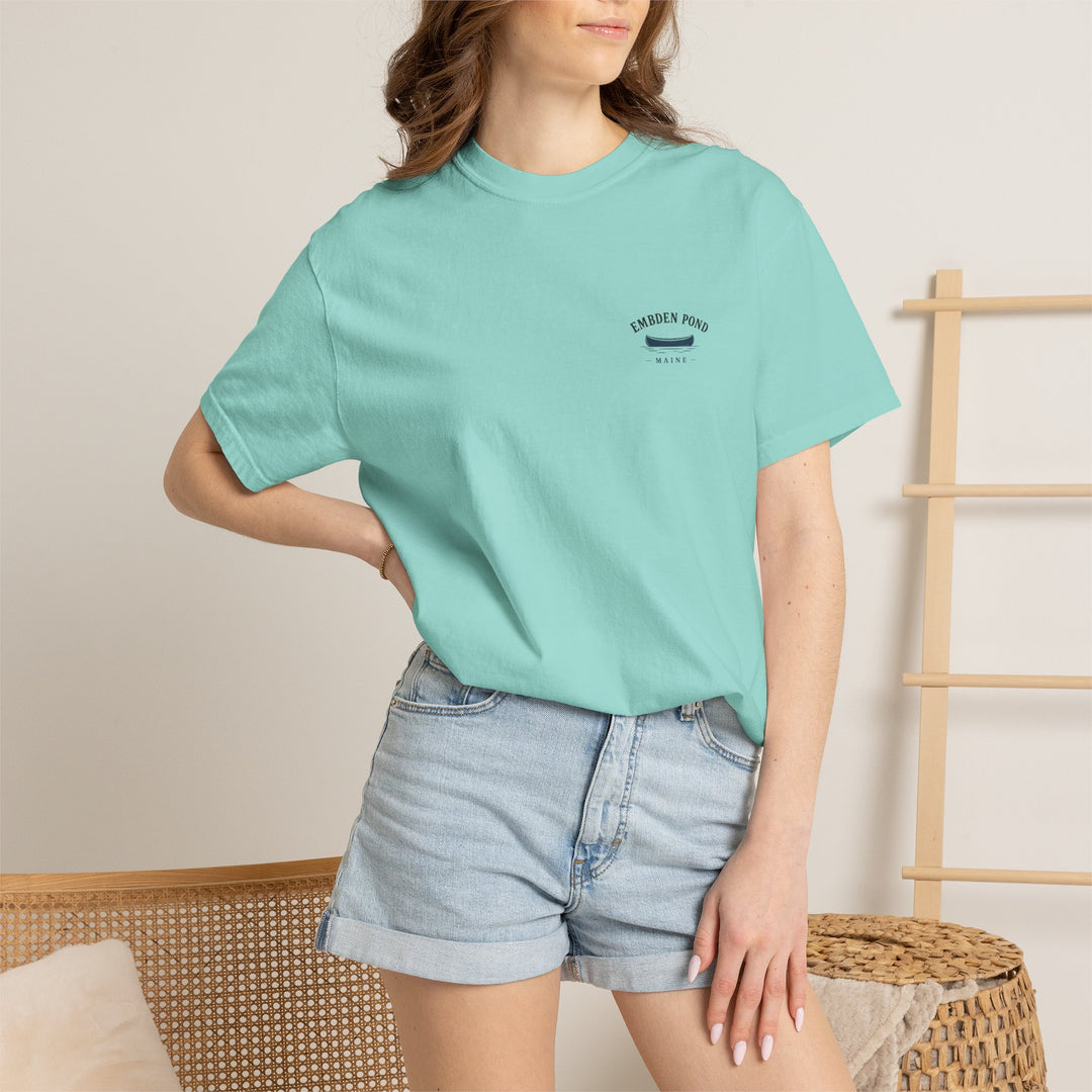 Embden Pond Maine T-Shirt — Scenic Lake Graphic Tee