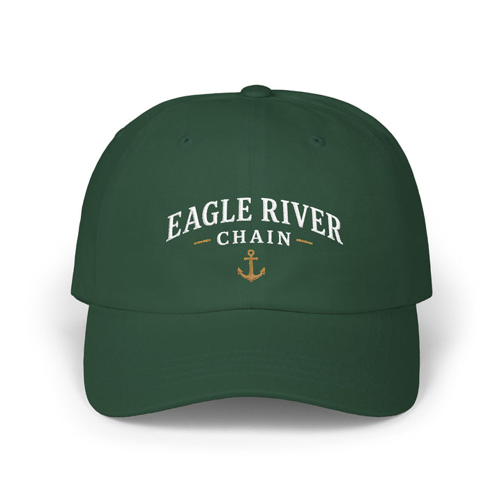 Eagle River Chain Wisconsin Hat - Dark Embroidered Anchor Hat