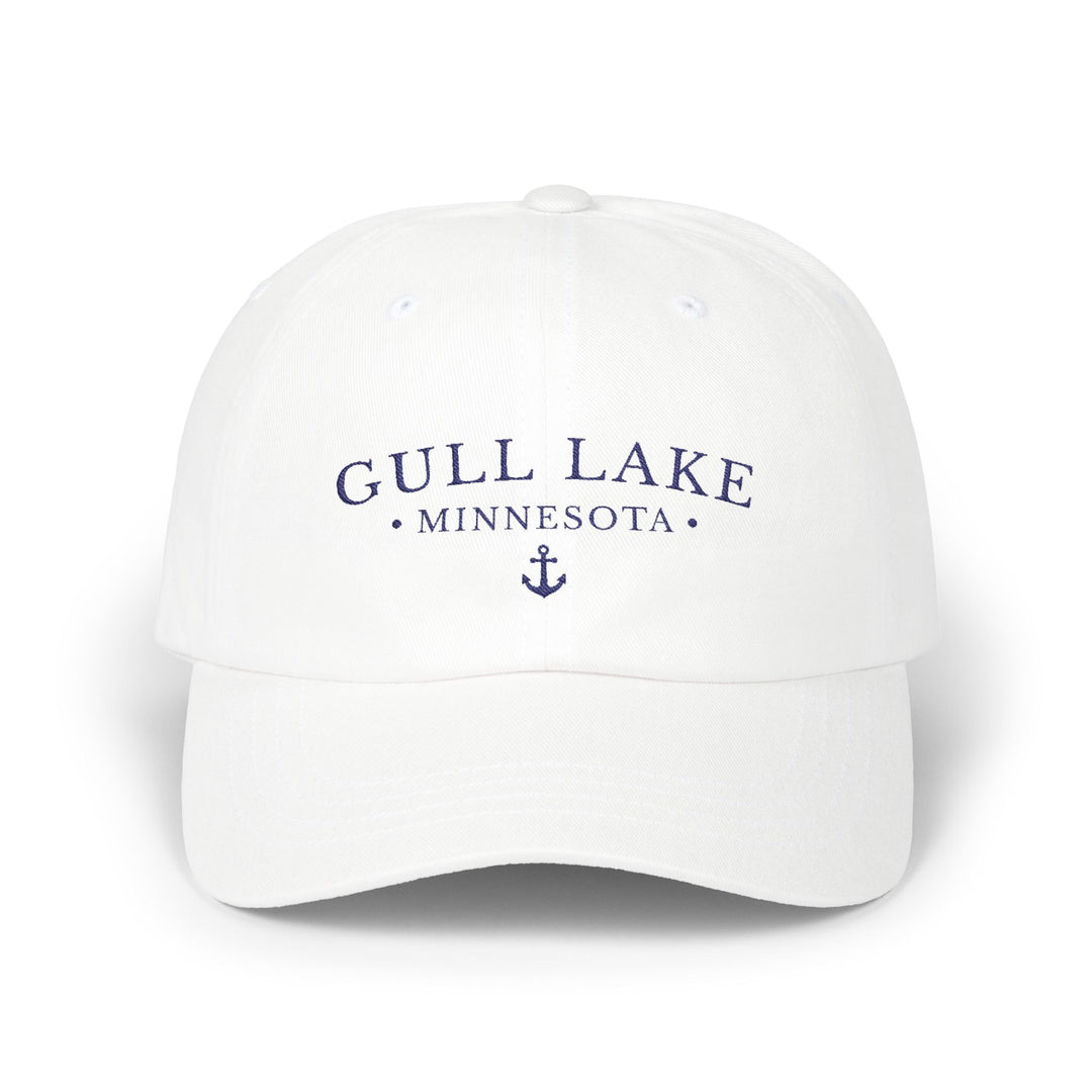 Gull Lake Minnesota Hat - Light Embroidered Anchor Hat