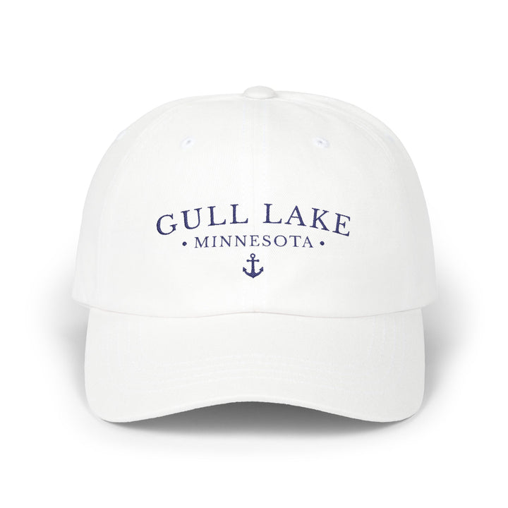 Gull Lake Minnesota Hat - Light Embroidered Anchor Hat