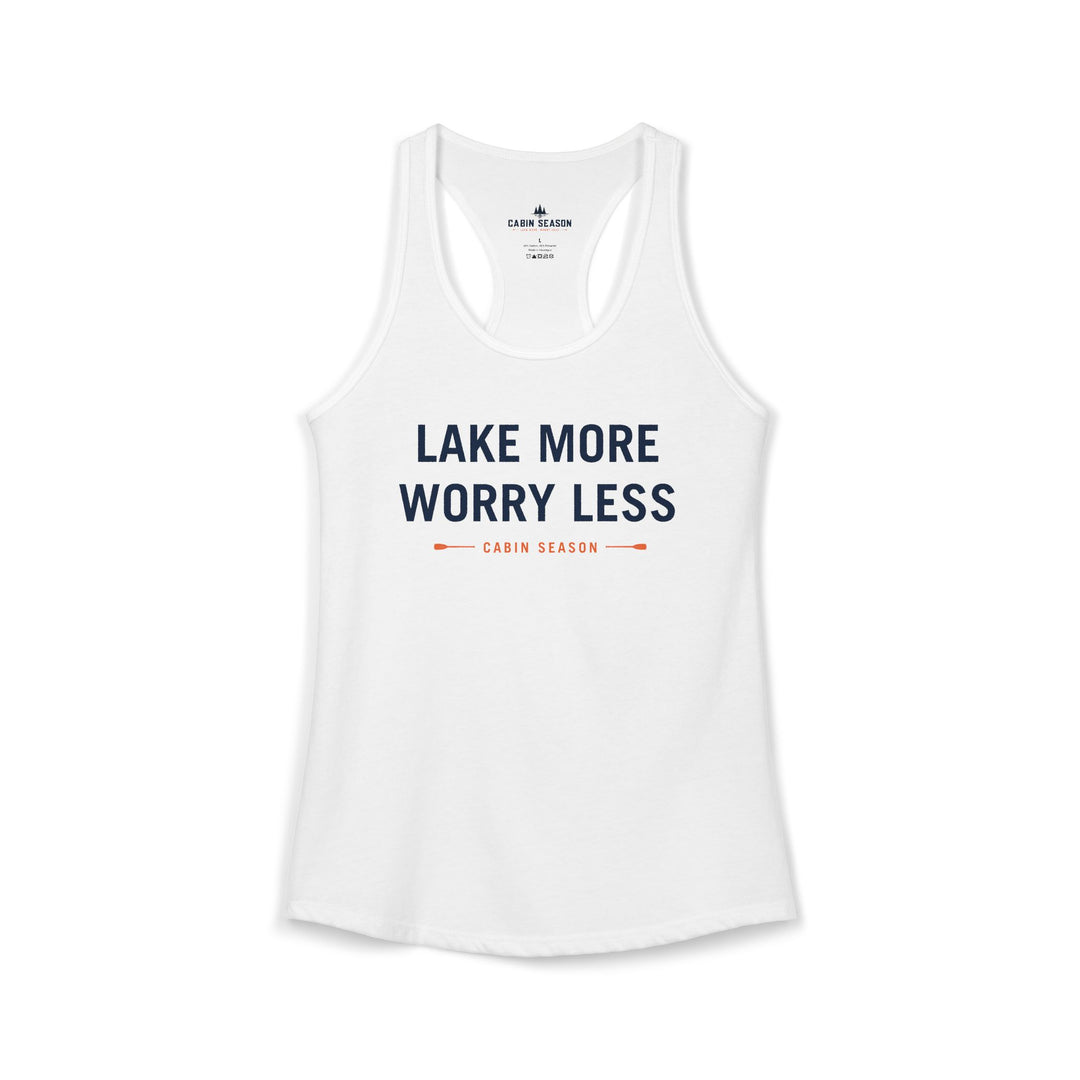 Lake More Worry Less Women&