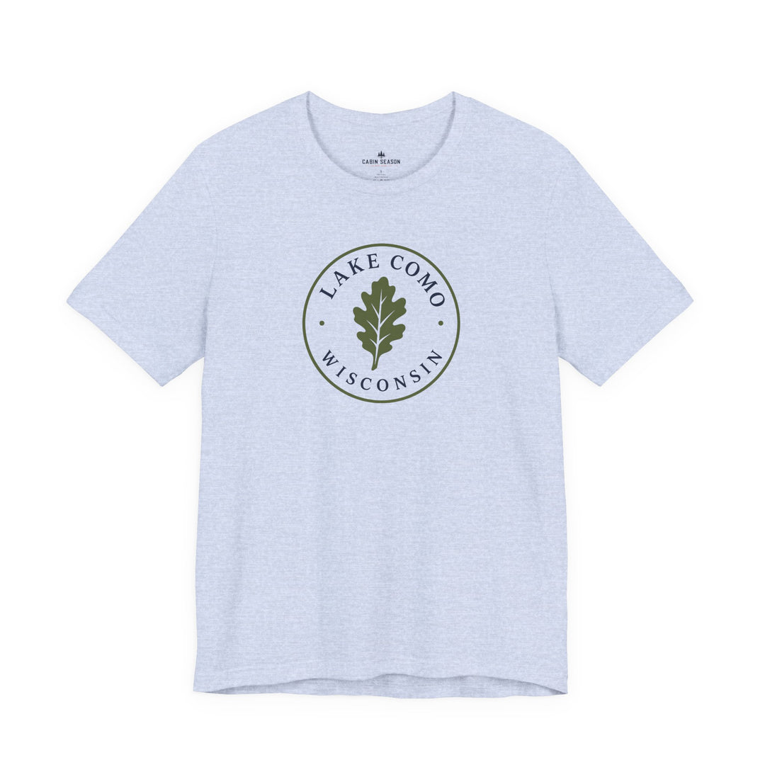 Lake Como Wisconsin Oak Leaf Tee