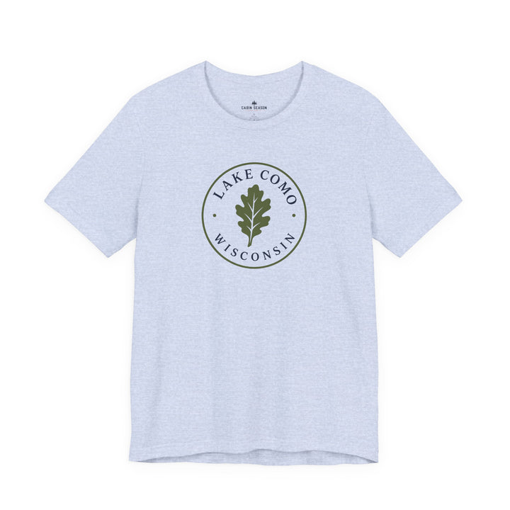 Lake Como Wisconsin Oak Leaf Tee