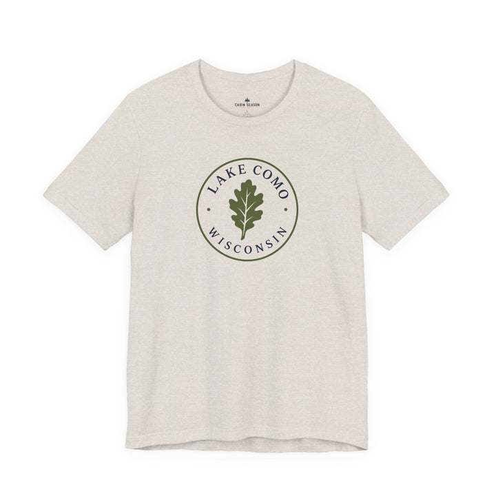 Lake Como Wisconsin Oak Leaf Tee