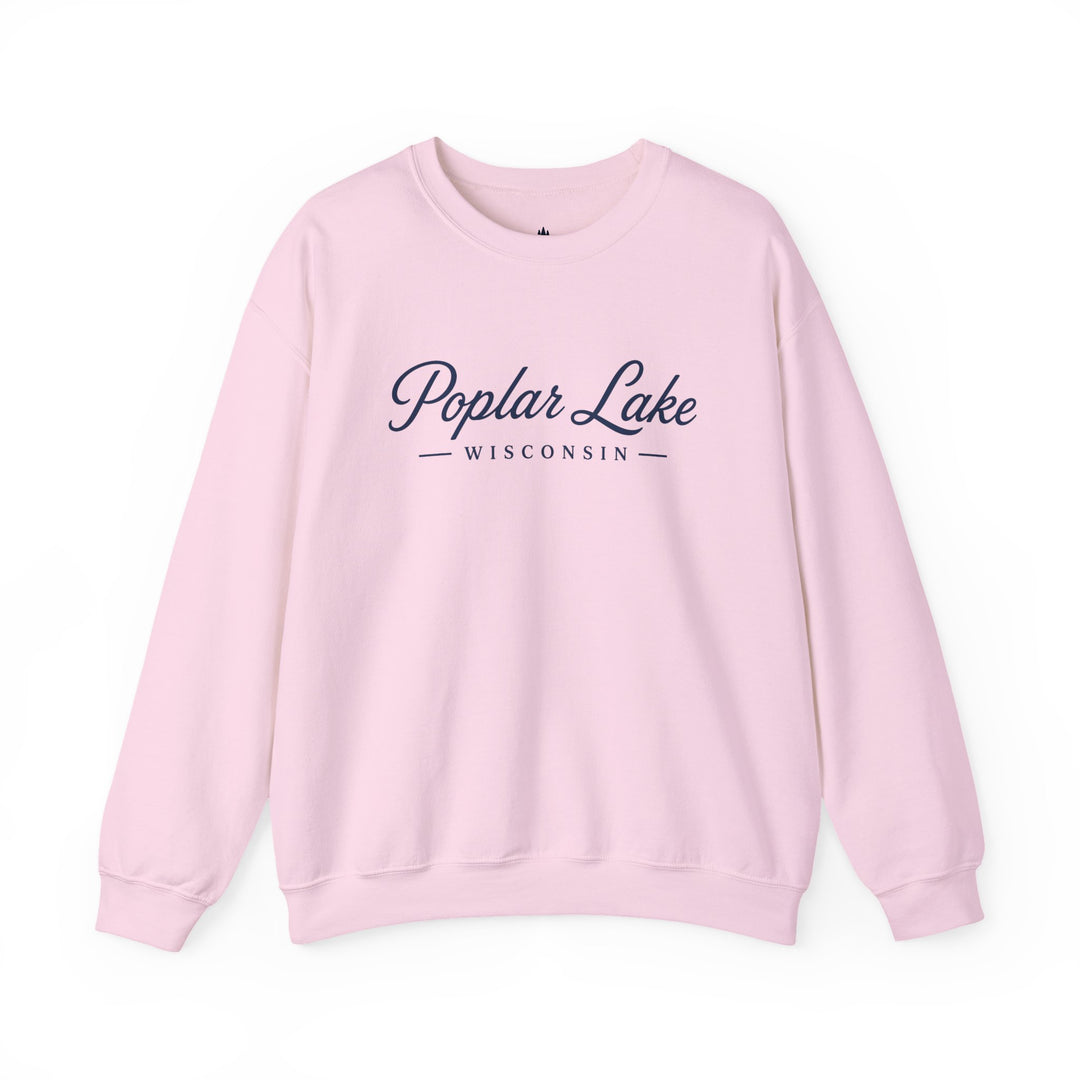 Poplar Lake Wisconsin Crewneck Sweatshirt